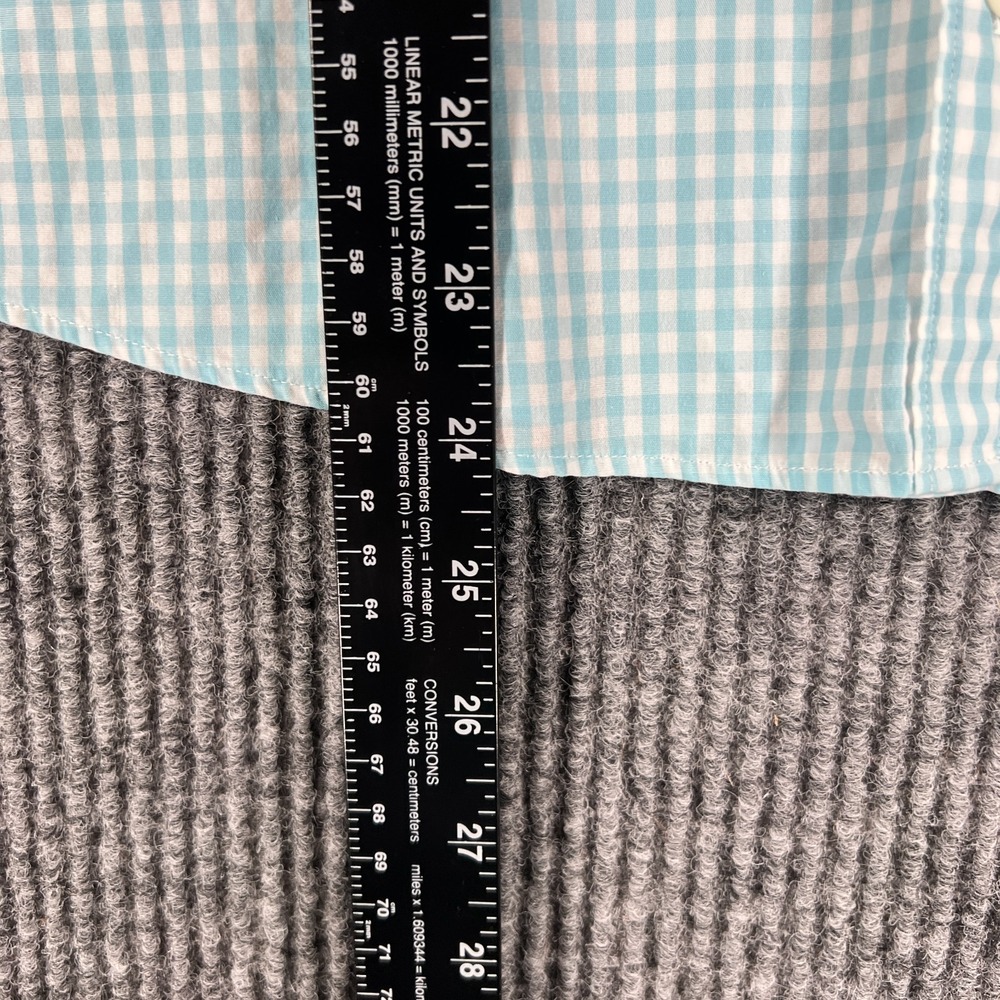 Brooks Brothers Shirt Girls Size 8 Blue Check Long Sleeve Button Up Casual - Picture 9 of 13